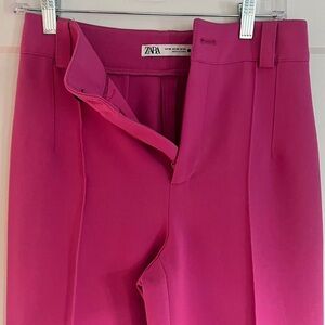 Zara Women's Pink Tailored-trousers